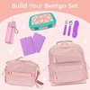 image:imageBentgo Kids Prints LeakProof 5Compartment BentoStyle Kids Lunch Box  Ideal Portion Sizes for Ages 37 Durable DropProof Dishwasher Safe PFAS amp BPAFree Materials NEW Ballet amp BowsLlamas