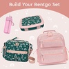 image:imageBentgo Kids Prints LeakProof 5Compartment BentoStyle Kids Lunch Box  Ideal Portion Sizes for Ages 37 Durable DropProof Dishwasher Safe PFAS amp BPAFree Materials NEW Ballet amp BowsGreen Rainbow