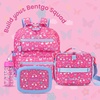 image:imageBentgo Kids Prints LeakProof 5Compartment BentoStyle Kids Lunch Box  Ideal Portion Sizes for Ages 37 Durable DropProof Dishwasher Safe PFAS amp BPAFree Materials NEW Ballet amp BowsRainbows and Butterflies