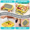 image:imageBentgo Kids Prints LeakProof 5Compartment BentoStyle Kids Lunch Box  Ideal Portion Sizes for Ages 37 Durable DropProof Dishwasher Safe PFAS amp BPAFree Materials NEW Ballet amp BowsConstruction Trucks