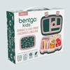 image:imageBentgo Kids Prints LeakProof 5Compartment BentoStyle Kids Lunch Box  Ideal Portion Sizes for Ages 37 Durable DropProof Dishwasher Safe PFAS amp BPAFree Materials NEW Ballet amp BowsGreen Rainbow