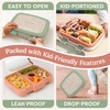 image:imageBentgo Kids Prints LeakProof 5Compartment BentoStyle Kids Lunch Box  Ideal Portion Sizes for Ages 37 Durable DropProof Dishwasher Safe PFAS amp BPAFree Materials NEW Ballet amp BowsGeo Speckle