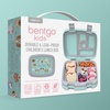 image:imageBentgo Kids Prints LeakProof 5Compartment BentoStyle Kids Lunch Box  Ideal Portion Sizes for Ages 37 Durable DropProof Dishwasher Safe PFAS amp BPAFree Materials NEW Ballet amp BowsPuppy Love