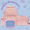 image:imageBentgo Kids Prints LeakProof 5Compartment BentoStyle Kids Lunch Box  Ideal Portion Sizes for Ages 37 Durable DropProof Dishwasher Safe PFAS amp BPAFree Materials NEW Ballet amp BowsLavender Galaxy