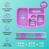 image:imageBentgo Kids Prints LeakProof 5Compartment BentoStyle Kids Lunch Box  Ideal Portion Sizes for Ages 37 Durable DropProof Dishwasher Safe PFAS amp BPAFree Materials NEW Ballet amp BowsMermaid Scales