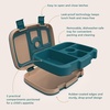 image:imageBentgo Kids Prints LeakProof 5Compartment BentoStyle Kids Lunch Box  Ideal Portion Sizes for Ages 37 Durable DropProof Dishwasher Safe PFAS amp BPAFree Materials NEW Ballet amp BowsTrains