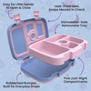 image:imageBentgo Kids Prints LeakProof 5Compartment BentoStyle Kids Lunch Box  Ideal Portion Sizes for Ages 37 Durable DropProof Dishwasher Safe PFAS amp BPAFree Materials NEW Ballet amp BowsLavender Galaxy