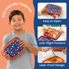 image:imageBentgo Kids Prints LeakProof 5Compartment BentoStyle Kids Lunch Box  Ideal Portion Sizes for Ages 37 Durable DropProof Dishwasher Safe PFAS amp BPAFree Materials NEW Ballet amp BowsSports