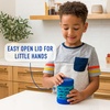 image:imageBentgo Kids Stainless Steel Food Jar and Reusable Plastic Utensils Set Sharks
