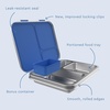 image:imageBentgo Kids Stainless Steel Lunch Box Set With Reusable Stainless Steel Utensils Blue