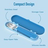 image:imageBentgo Kids Stainless Steel Lunch Box Set With Reusable Stainless Steel Utensils Blue