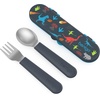 image:imageBentgo Kids Stainless Steel Prints Lunch Box Set With Reusable Stainless Steel Utensils Dinosaur