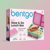 image:imageBentgo Kids Stow amp Go LeakProof Lunch Box with BuiltIn Utensil  35Cup Capacity Removable Tray PortionPerfect Compartments for Kids and Teens 2in1 Spoon amp Fork StrawberryStrawberry
