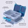 image:imageBentgo Kids Stow amp Go LeakProof Lunch Box with BuiltIn Utensil  35Cup Capacity Removable Tray PortionPerfect Compartments for Kids and Teens 2in1 Spoon amp Fork StrawberryNavy