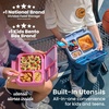 image:imageBentgo Kids Stow amp Go LeakProof Lunch Box with BuiltIn Utensil  35Cup Capacity Removable Tray PortionPerfect Compartments for Kids and Teens 2in1 Spoon amp Fork StrawberryNavy
