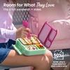 image:imageBentgo Kids Stow amp Go LeakProof Lunch Box with BuiltIn Utensil  35Cup Capacity Removable Tray PortionPerfect Compartments for Kids and Teens 2in1 Spoon amp Fork StrawberryStrawberry
