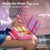image:imageBentgo Kids Stow amp Go LeakProof Lunch Box with BuiltIn Utensil  35Cup Capacity Removable Tray PortionPerfect Compartments for Kids and Teens 2in1 Spoon amp Fork StrawberryLilac