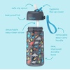 image:imageBentgo Kids Water Bottle 2Pack  New amp Improved 2023 Set With 2Pack of Water Bottle Replacement Straws DinosaurDino Fossils
