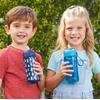 image:imageBentgo Kids Water Bottle 2Pack Replacement Straws Set 15 oz  LeakProof BPAFree Tritan ShatterResistant TopRack Dishwasher Safe RocketShark