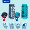 image:imageBentgo Kids Water Bottle 2Pack Replacement Straws Set 15 oz  LeakProof BPAFree Tritan ShatterResistant TopRack Dishwasher Safe RocketShark