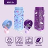 image:imageBentgo Kids Water Bottle 2Pack Replacement Straws Set 15 oz  LeakProof BPAFree Tritan ShatterResistant TopRack Dishwasher Safe UnicornLavender Galaxy