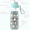 image:imageBentgo Kids Water Bottle Replacement Straws Set 15 oz LeakProof  BPAFree Tritan ShatterResistant SafeSip Spout TopRack Dishwasher Safe Puppy Love