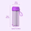 image:imageBentgo Kids Water Bottle Replacement Straws Set 15 oz LeakProof  BPAFree Tritan ShatterResistant SafeSip Spout TopRack Dishwasher Safe Purple