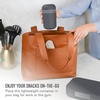image:imageBentgo Modern BentoStyle Lunch Box Set With Reusable Snack Cup Dark Gray