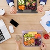 image:imageBentgo Modern BentoStyle Lunch Box Set With Reusable Snack Cup Dark Gray