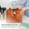 image:imageBentgo Modern BentoStyle Lunch Box Set With Reusable Snack Cup Mint Green
