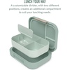 image:imageBentgo Modern BentoStyle Lunch Box Set With Reusable Snack Cup Mint Green