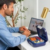 image:imageBentgo Modern BentoStyle Lunch Box Set With Reusable Snack Cup Navy