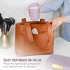 image:imageBentgo Modern BentoStyle Lunch Box Set With Reusable Snack Cup Orchid