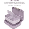 image:imageBentgo Modern BentoStyle Lunch Box Set With Reusable Snack Cup Orchid