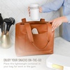 image:imageBentgo Modern BentoStyle Lunch Box Set With Reusable Snack Cup White