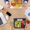 image:imageBentgo Modern BentoStyle Lunch Box Set With Reusable Snack Cup White