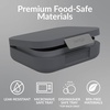 image:imageBentgo Modern Lunch Box Dark Gray Set With Deluxe Insulated Lunch Bag Slate
