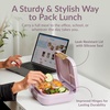 image:imageBentgo Modern Lunch Box Orchid Set With Deluxe Insulated Lunch Bag Slate