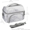 image:imageBentgo Modern Lunch Box White Set With Deluxe Insulated Lunch Bag White Marble