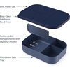 image:imageBentgo Modern Tray with Matte Lid  Reusable BPAFree Meal Prep Containers for Adults with Removable Divider  3 or 4 Compartments for Healthy Portioned Meals At Home amp On the Go NavyNavy