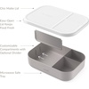 image:imageBentgo Modern Tray with Matte Lid  Reusable BPAFree Meal Prep Containers for Adults with Removable Divider  3 or 4 Compartments for Healthy Portioned Meals At Home amp On the Go NavyWhite