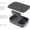 image:imageBentgo Modern Tray with Matte Lid  Reusable BPAFree Meal Prep Containers for Adults with Removable Divider  3 or 4 Compartments for Healthy Portioned Meals At Home amp On the Go NavyDark Gray