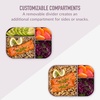 image:imageBentgo Modern Tray with Matte Lid  Reusable BPAFree Meal Prep Containers for Adults with Removable Divider  3 or 4 Compartments for Healthy Portioned Meals At Home amp On the Go NavyOrchid