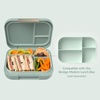 image:imageBentgo Modern Tray with Matte Lid  Reusable BPAFree Meal Prep Containers for Adults with Removable Divider  3 or 4 Compartments for Healthy Portioned Meals At Home amp On the Go NavyMint Green