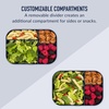 image:imageBentgo Modern Tray with Matte Lid  Reusable BPAFree Meal Prep Containers for Adults with Removable Divider  3 or 4 Compartments for Healthy Portioned Meals At Home amp On the Go NavyNavy
