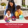 image:imageBentgo Pop Lunch Box Bright CoralTeal Set With Kids BentoStyle Snack Box RedRoyal