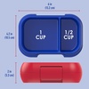image:imageBentgo Pop Lunch Box Bright CoralTeal Set With Kids BentoStyle Snack Box RedRoyal