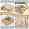 image:imageBentgo Prints Insulated Lunch Bag Set With Kids BentoStyle Lunch Box Wavy