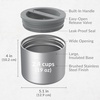image:imageBentgo Stainless Steel Food Canister Steel and Deluxe Lunch Bag Set Gray