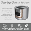 image:imageBentgo Stainless Steel Food Canister Steel and Deluxe Lunch Bag Set Gray